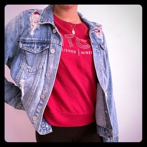 Abercrombie & Fitch Graphic Crewneck Sweatshirt